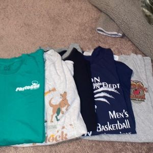 5 random workout shirts-